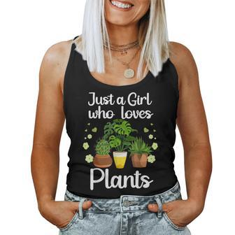 Funny Plant Design For Women Girls Gardener Plant Lovers Women Tank Top Weekend Graphic - Seseable