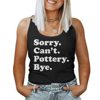 Pottery Sculpting For Boys Or Girls Women Tank Top | Mazezy