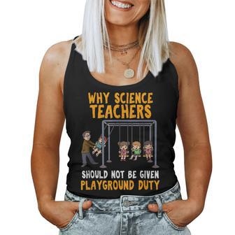 Science Physicist Chemist Teacher Vintage Women Tank Top - Seseable