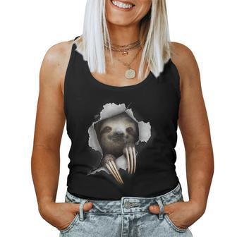 Sloth Cute Sloth Lazy Person Sloth Lover Sloth Women Tank Top | Mazezy AU