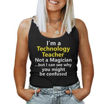 Technology Teacher Assistant School Job Tech It Women Tank Top | Mazezy