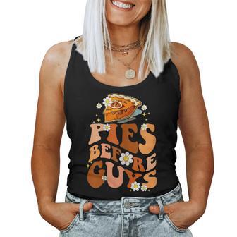 Thanksgiving Pies Before Guys For And Girls Women Tank Top - Thegiftio UK