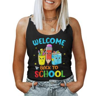 Funny Welcome Back To School Gifts For Teachers And Students Women Tank Top - Seseable