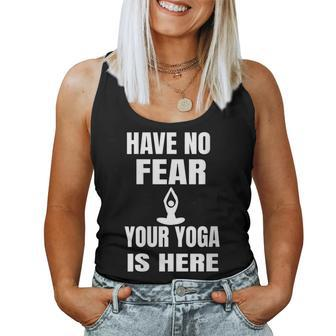Yoga Teacher Fear Instructor Women Tank Top | Mazezy