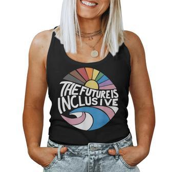 The Future Is Inclusive Rainbow Gay Pride Lgbtq Trans Rights Women Tank Top | Mazezy