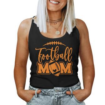 Game Day Black And Orange High School Football Football Mom Women Tank Top - Seseable