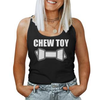 Gay Pride Pup Chew Toy Women Tank Top | Mazezy