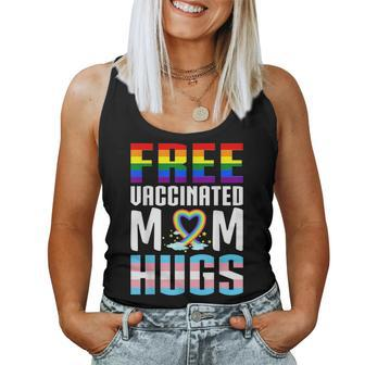 Gay Pride Vaccinated Lgbt Lesbian Lgbtq Proud Mom Women Tank Top | Mazezy