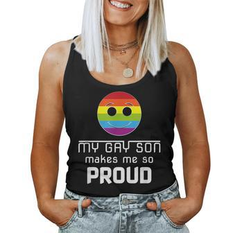 My Gay Son Makes Me Pride Proud Mom Dad Women Tank Top | Mazezy