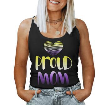 Genderfluid Agender Lgbtq Pride Queer Proud Mom Non Binary Women Tank Top | Mazezy DE