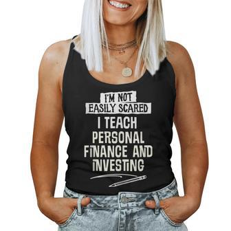 For Teacher Teach Personal Finance Women Tank Top | Mazezy