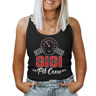 Gigi Racing Car Birthday Party Family Matching Pit Crew Racing Women Tank Top | Mazezy