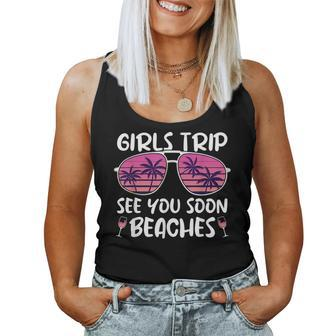 Girls Trip See You Soon Beaches Weekend Vacation Women Women Tank Top Basic Casual Daily Weekend Graphic - Seseable
