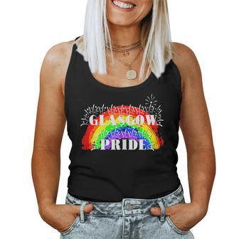 Glasgow Pride Rainbow For Gay Pride Women Tank Top | Mazezy DE