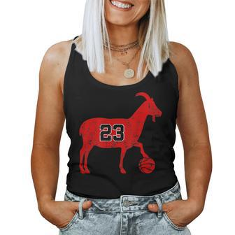Goat 23 For Men Women Kids Basketball Basketball Women Tank Top | Mazezy