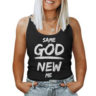 Same God New Me For Jesus Christian Women Tank Top | Mazezy