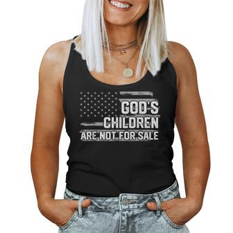 Gods Children Are Not For Sale Funny Quote Gods Children Women Tank Top - Monsterry DE