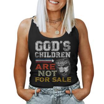 Gods Children Are Not For Sale Embracing Sound Of Freedom Freedom Women Tank Top | Mazezy