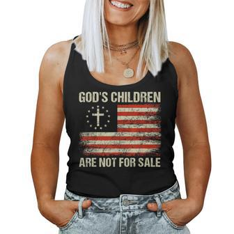 Gods Children Are Not For Sale Quote Gods Children Women Tank Top | Mazezy