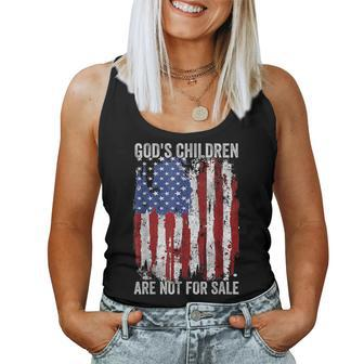 Gods Children Are Not For Sale Saying Gods Children Women Tank Top | Mazezy