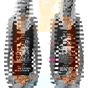 Grandma Gift Dont Mess With Grandmasaurus Women Tank Top Weekend Graphic | Seseable CA