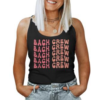 Groovy Bach Crew Nautical Bachelorette Party Bridal Women Tank Top | Mazezy