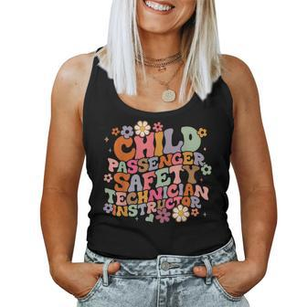 Groovy Child Passenger Safety Technician Instructor Cpst Women Tank Top - Seseable