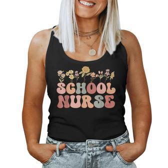 Groovy School Nurse Appreciation Week Back To School Women Tank Top - Monsterry UK