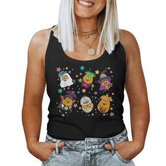 Halloween Chicken Nuggets Scary Holiday Food Lover Women Tank Top | Mazezy