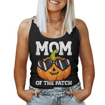Halloween Mom Of The Patch Mama Mother Mommy Pumpkin Women Tank Top - Seseable
