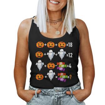 Halloween Order Of Operations Quiz Math Teacher Halloween Women Tank Top - Thegiftio UK