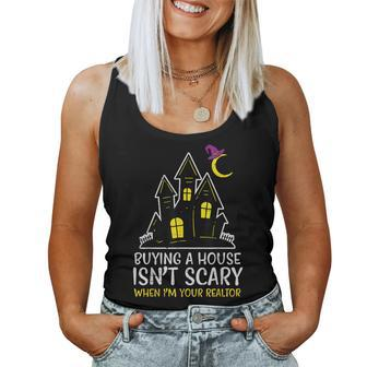 Halloween Realtor Buying House Isnt Scary Costume Women Tank Top - Thegiftio UK