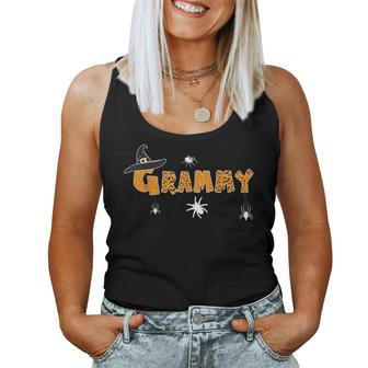 Halloween Witches Hat Boo Scary Grammy Grandma Women Tank Top | Mazezy