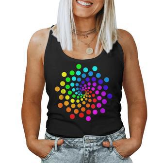 Happy Dot Day Polka Dot Rainbow September 15Th Women Tank Top | Mazezy