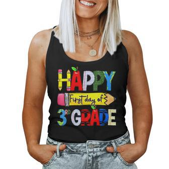Happy First Day Of 3Rd Grade Back To School Hello 3Rd Grade Women Tank Top | Mazezy
