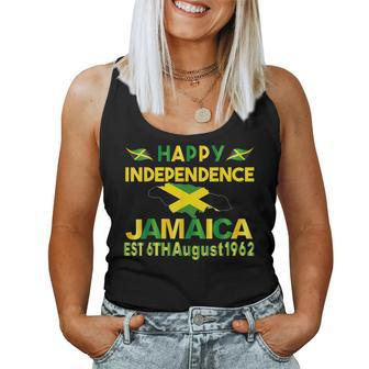 Happy Independence Jamaica Day Jamaican Flag 1962 Women Jamaican Flag Women Tank Top | Mazezy CA