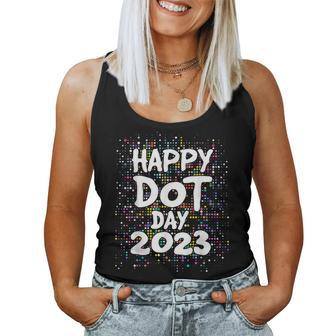 Happy International Dot Day 2023 September 15Th Polka Groovy Women Tank Top - Seseable