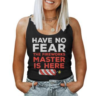 Have No Fear Fireworks Director Funny 4Th Of July Men Women Women Tank Top Basic Casual Daily Weekend Graphic - Thegiftio UK