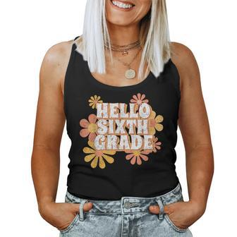 Hello 6Th Sixth Grade Back To School For Teacher Student Women Tank Top - Seseable