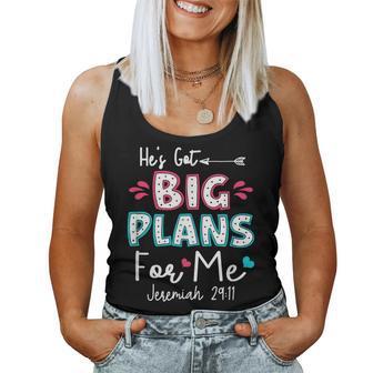 He's Got Big-Plans For Me Christian Children Bible Verse Women Tank Top - Thegiftio UK