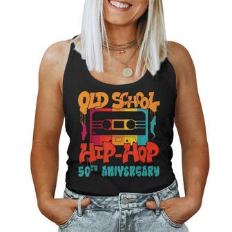 Hip Hop 50 Years Of Old School Graffiti Cassette Old School Women Tank Top - Monsterry CA