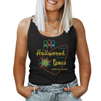 Hollywood Star Lanes Bowling Los Angeles Retro Vintage Women Tank Top - Monsterry CA