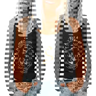 Home Is Where The Anchor Drops Weekend Boating Fishing Women Tank Top | Mazezy