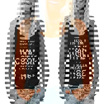 Horse Halloween Costume Easy Idea Halloween Women Tank Top | Mazezy