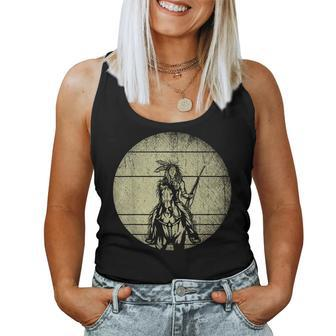 Horse Riding Native American Heritage Native American Women Tank Top | Mazezy