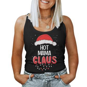 Hot Mama Santa Claus Christmas Matching Costume Women Tank Top - Monsterry UK