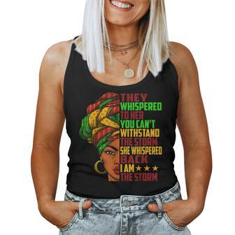 I Am The Storm Women Girls Junenth Black History Month Women Tank Top Basic Casual Daily Weekend Graphic - Thegiftio UK