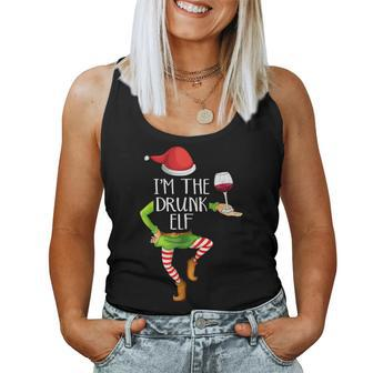 I'm The Drunk Elf Christmas Wine Lovers Merry Christmas Women Tank Top | Mazezy