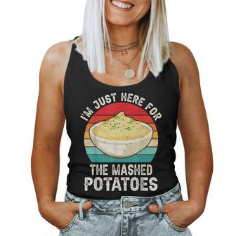 I'm Just Here For The Mashed Potatoes Women's Men's Women Tank Top - Seseable