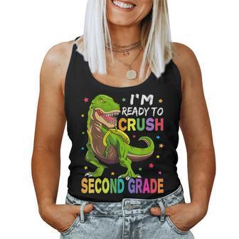 I'm Ready To Crush 2Nd Grade Dinosaur Back To School Women Tank Top - Monsterry DE